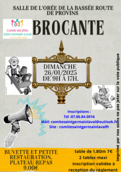 2025 - 01 - 26 - Brocante en salle