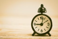 Classic Alarm Clock - Vintage filter processing style