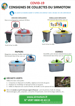 Affiche consigne Sirmotom pour COVID-19