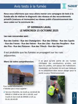 Avis tests fumée SAUR