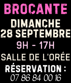 Brocante septembre 2025