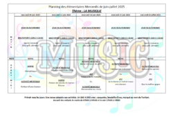 Elem - mercredis juin + 02 juillet 2025
