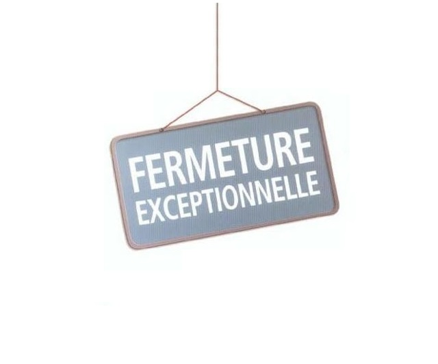 Fermeture-exceptionnelle