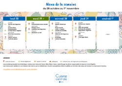 Menus du 28-10 au 01-11-2024