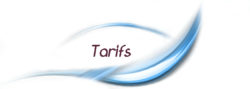 Nouveaux tarifs