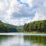 Pang-ung lake in Maehongson,Thailand.