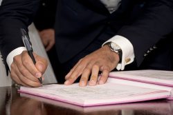 Signature parapheur Maire