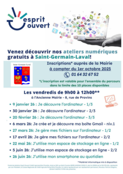 affiche avec logo mairie format image