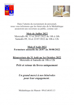 affiche médiathèque
