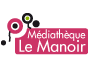 Logo Médiathèque "Le Manoir"