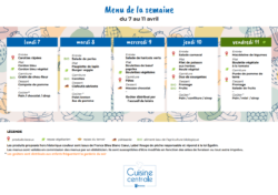 menus du 07-04 au 11-04